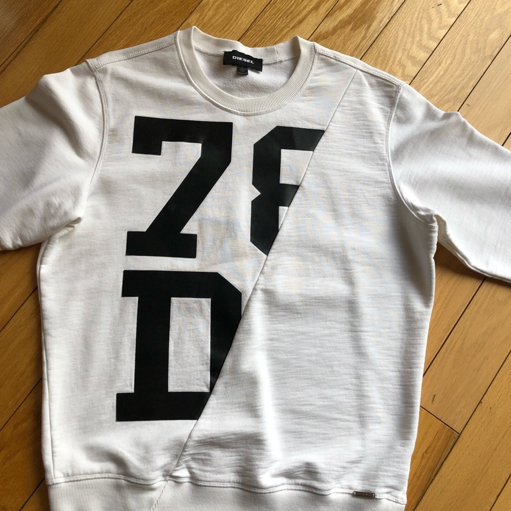 Diesel sweater . White .